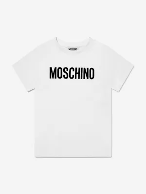 Kids Logo Print T-Shirt in White