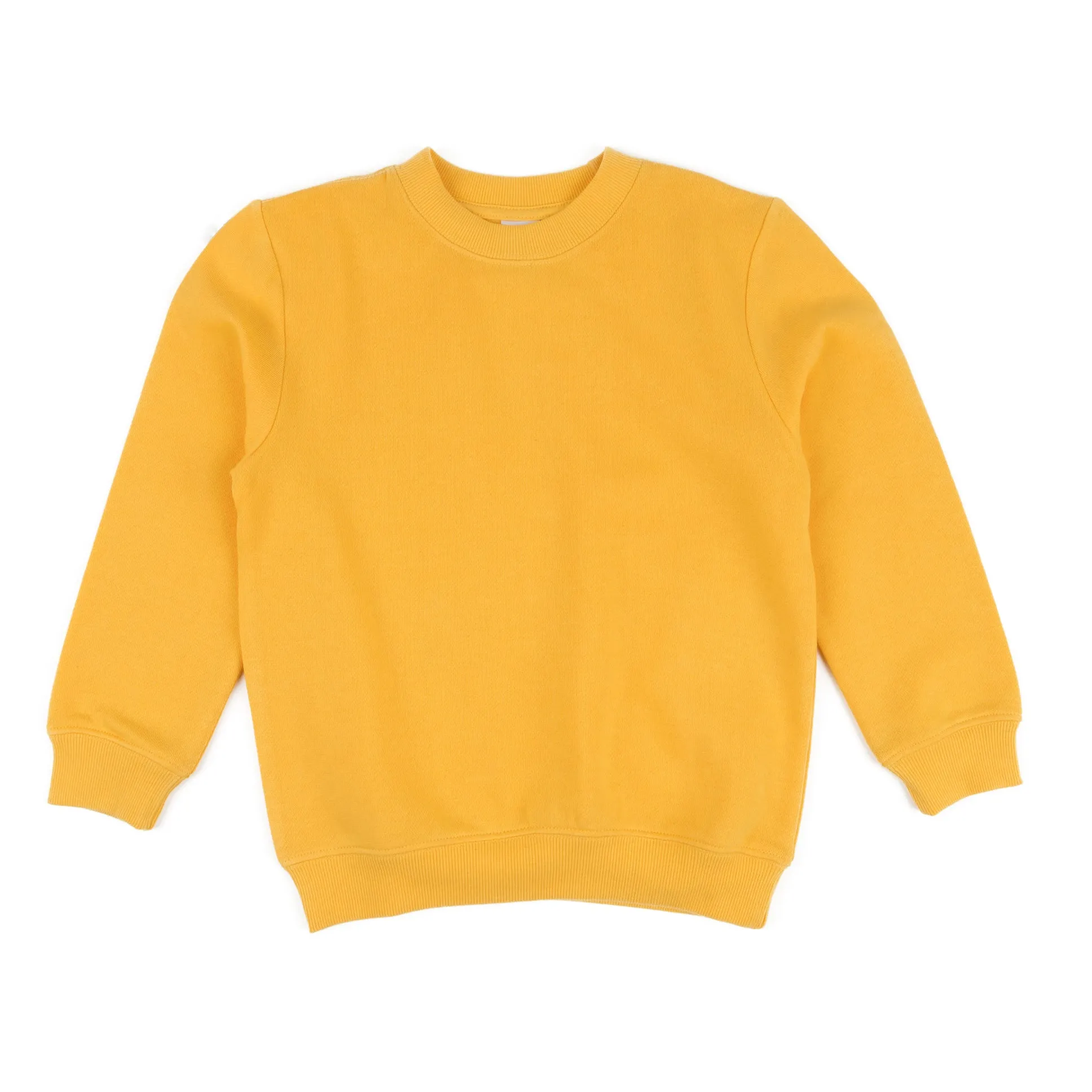 Kids Long Sleeve Sweatshirt Classic Solid Color