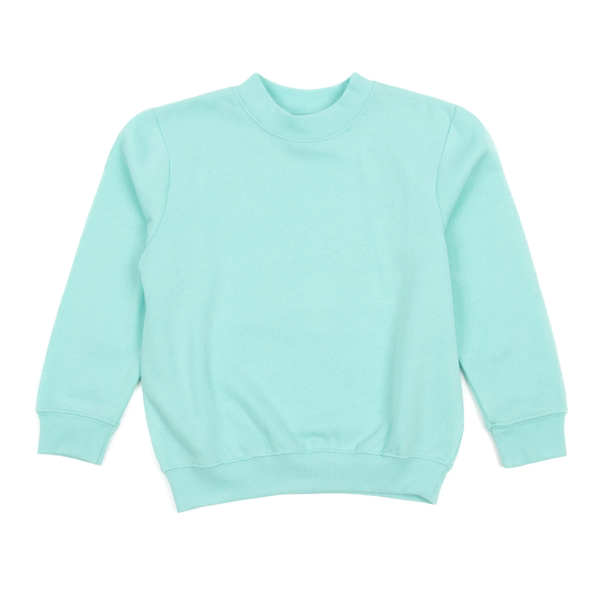 Kids Long Sleeve Sweatshirt Classic Solid Color