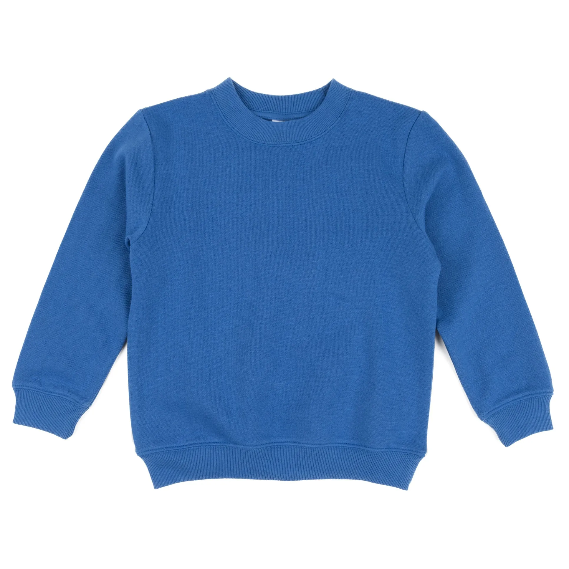 Kids Long Sleeve Sweatshirt Classic Solid Color