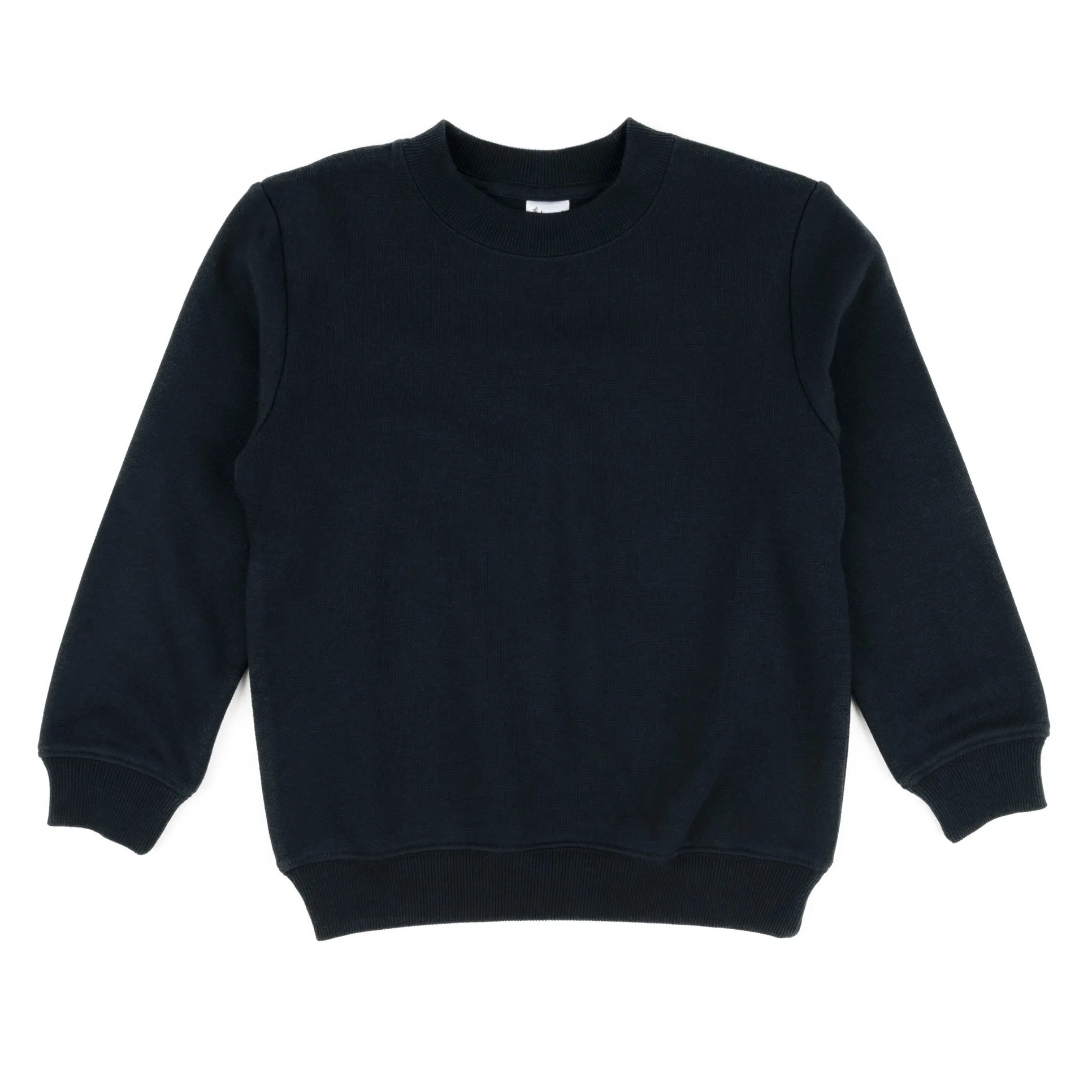 Kids Long Sleeve Sweatshirt Neutral Solid Color
