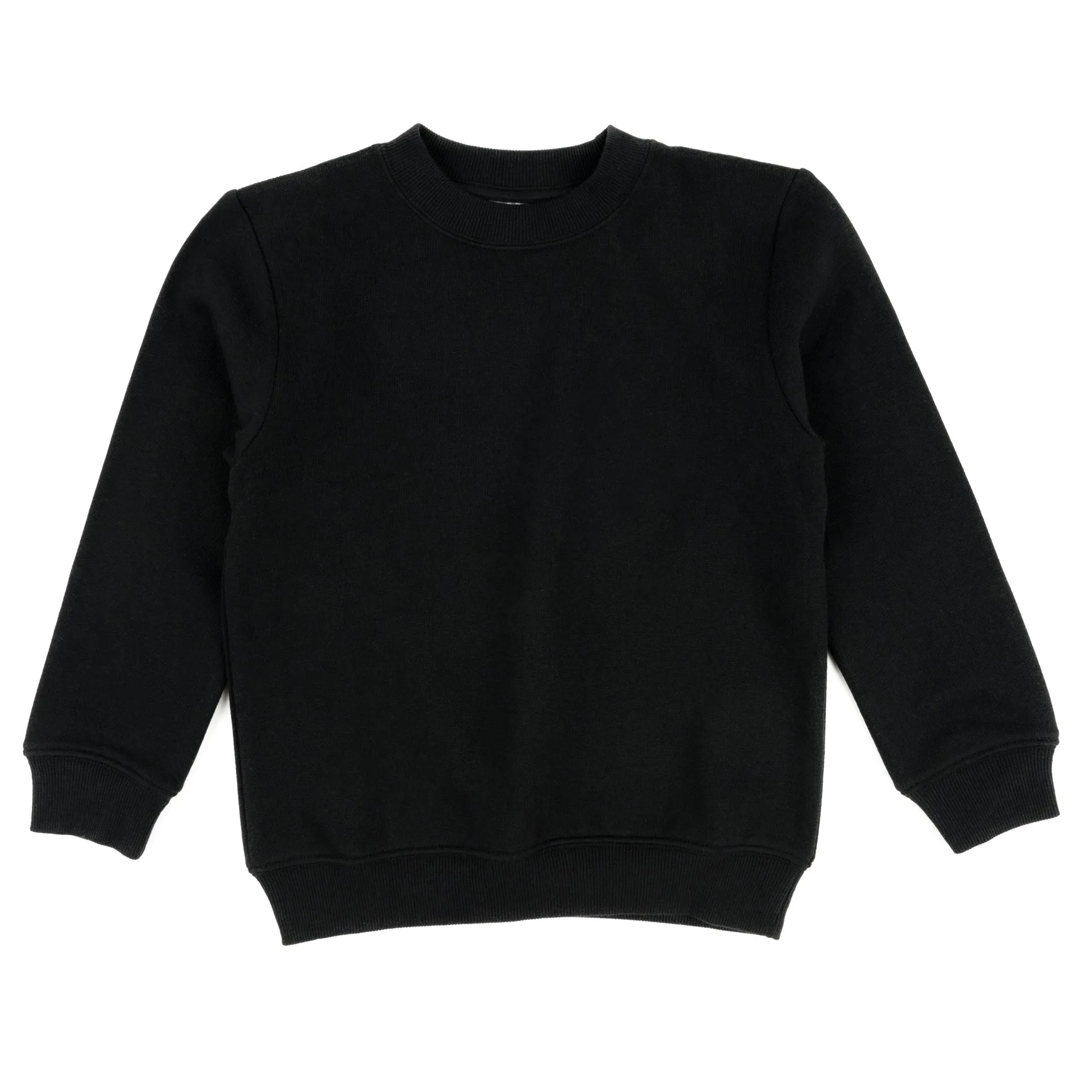 Kids Long Sleeve Sweatshirt Neutral Solid Color