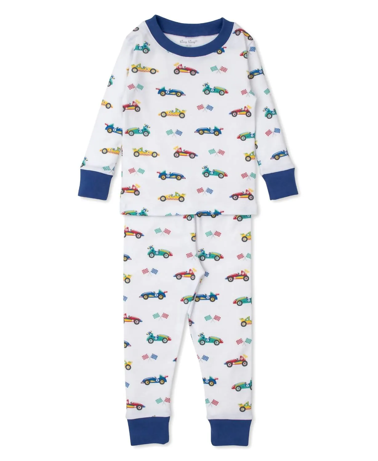 Kids' Race Car Rally Pajama Set In Multi