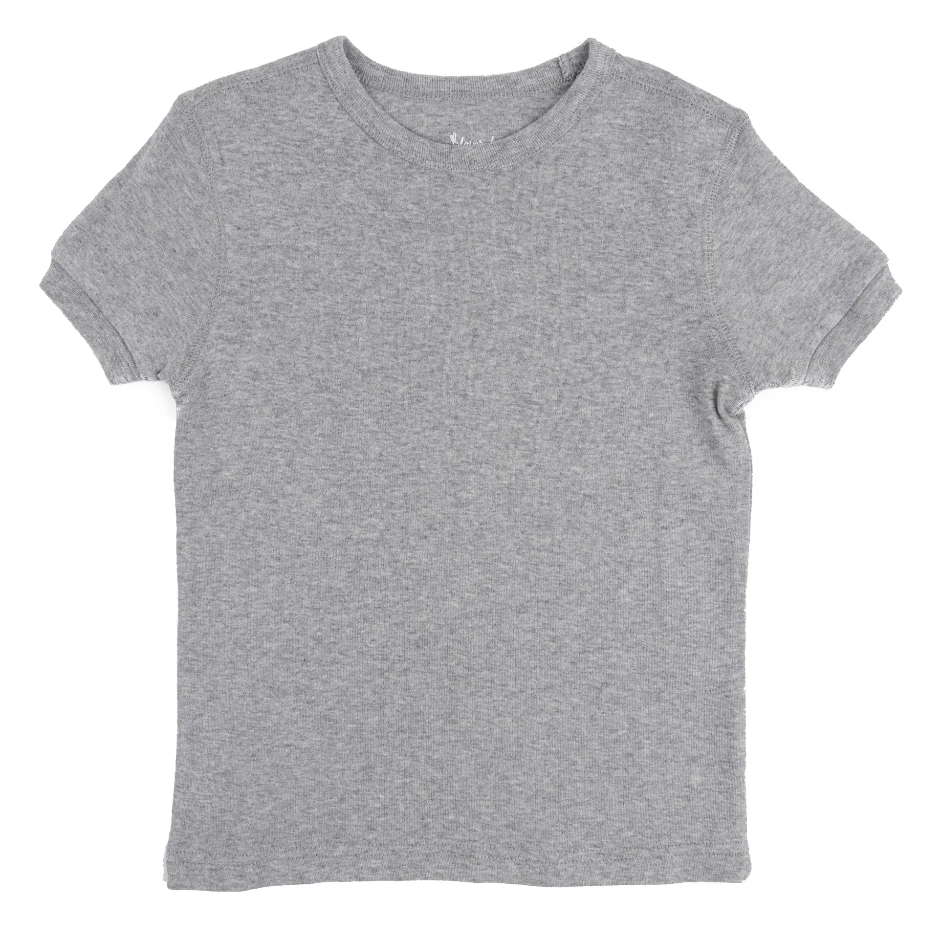 Kids Short Sleeve T-Shirt Neutral Solid Color