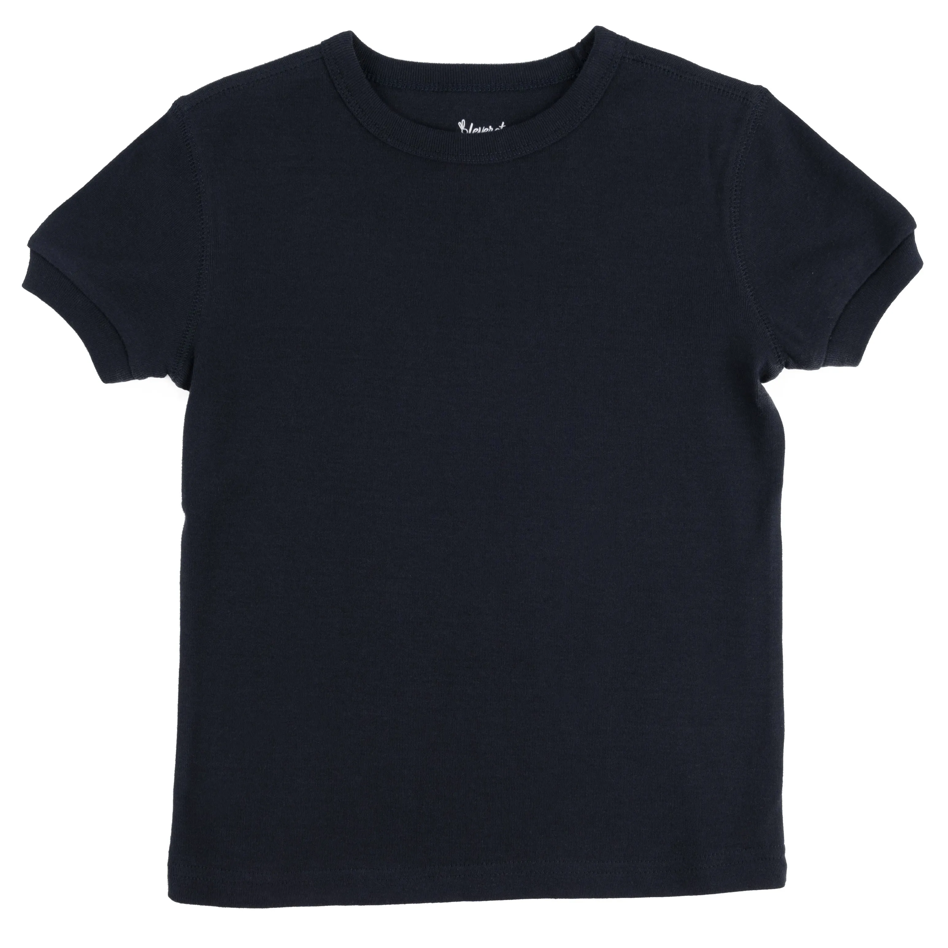 Kids Short Sleeve T-Shirt Neutral Solid Color