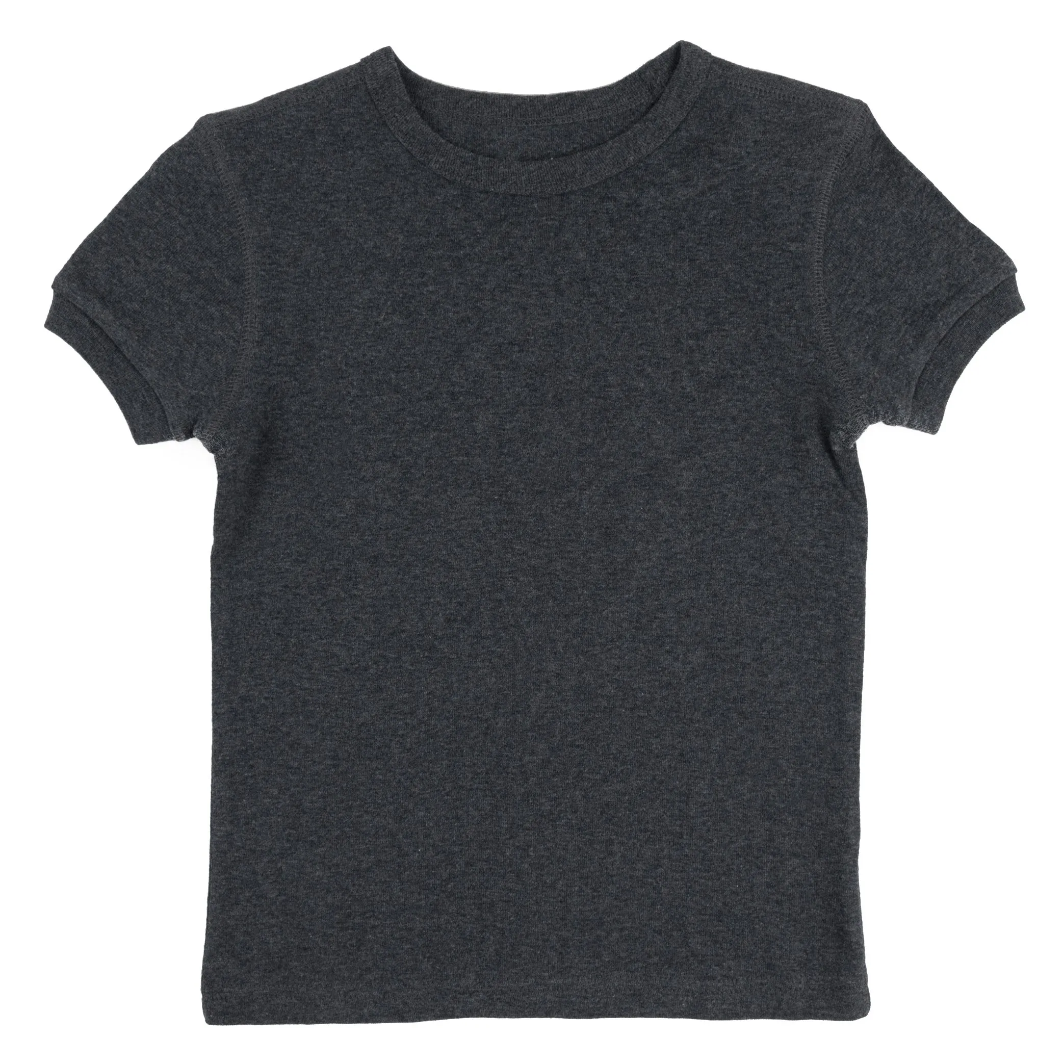 Kids Short Sleeve T-Shirt Neutral Solid Color