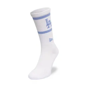LA Dodgers MLB White Crew Socks NEW ERA