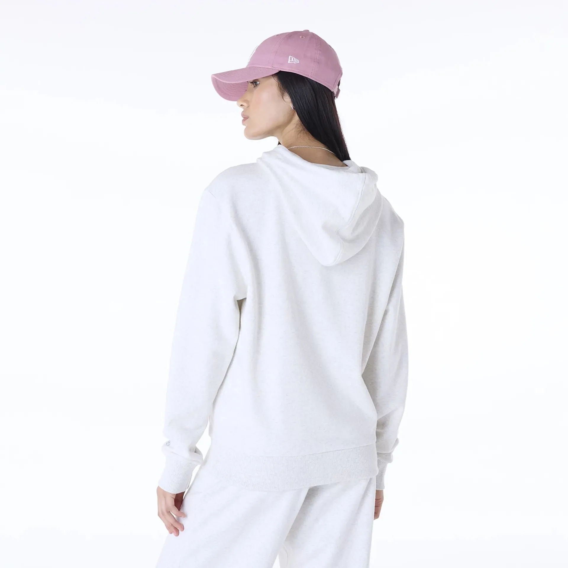 LA Dodgers Womens MLB League Essential Grey Pullover Hoodie NEW ERA