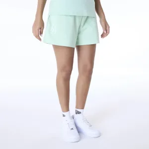 LA Dodgers Womens MLB League Essential Pastel Green Shorts NEW ERA