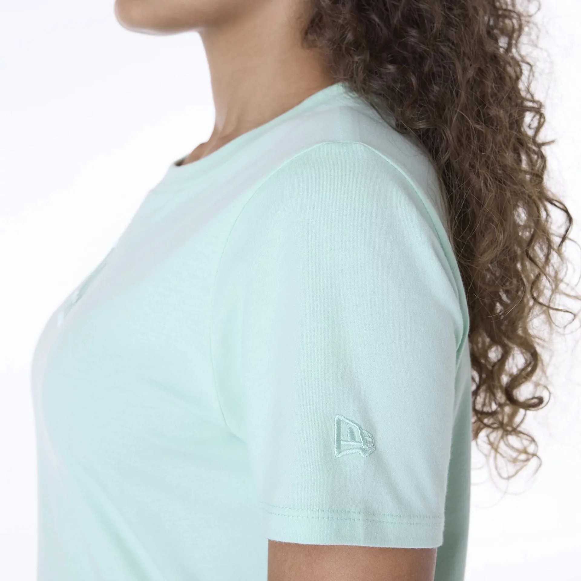 LA Dodgers Womens MLB League Essential Pastel Green T-Shirt NEW ERA