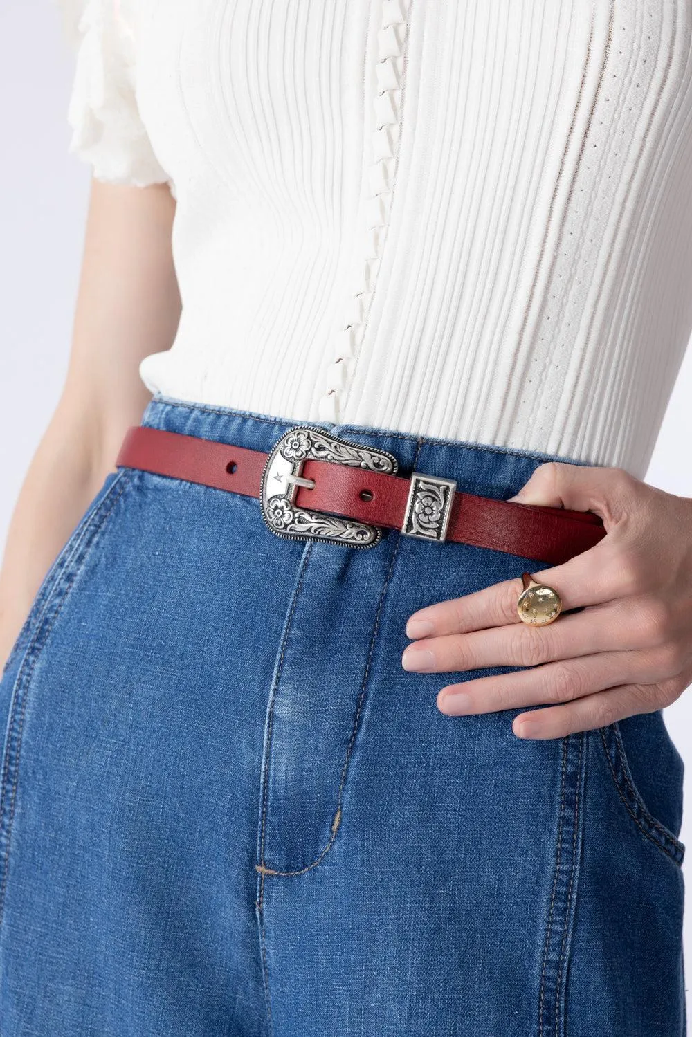 Lace Washed Belt