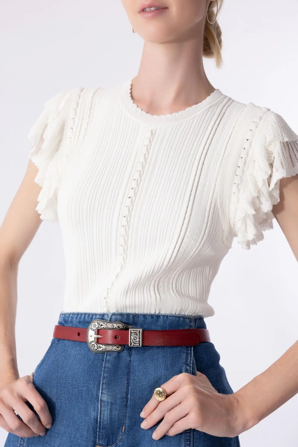 Lace Washed Belt
