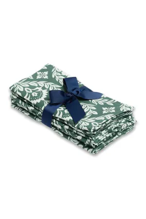 Large Napkins Set Of 6 - Green Garland