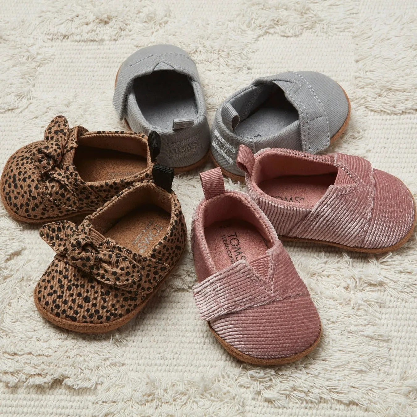 Layette Alpargata Brown Mini Cheetah Toddler Crib Shoe