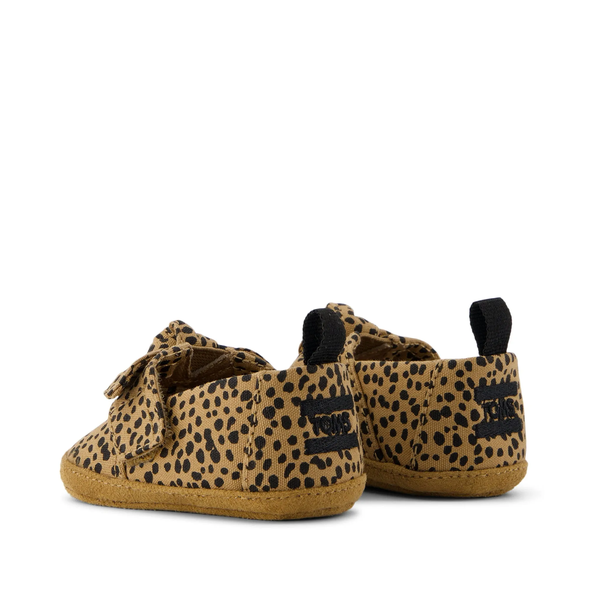 Layette Alpargata Brown Mini Cheetah Toddler Crib Shoe