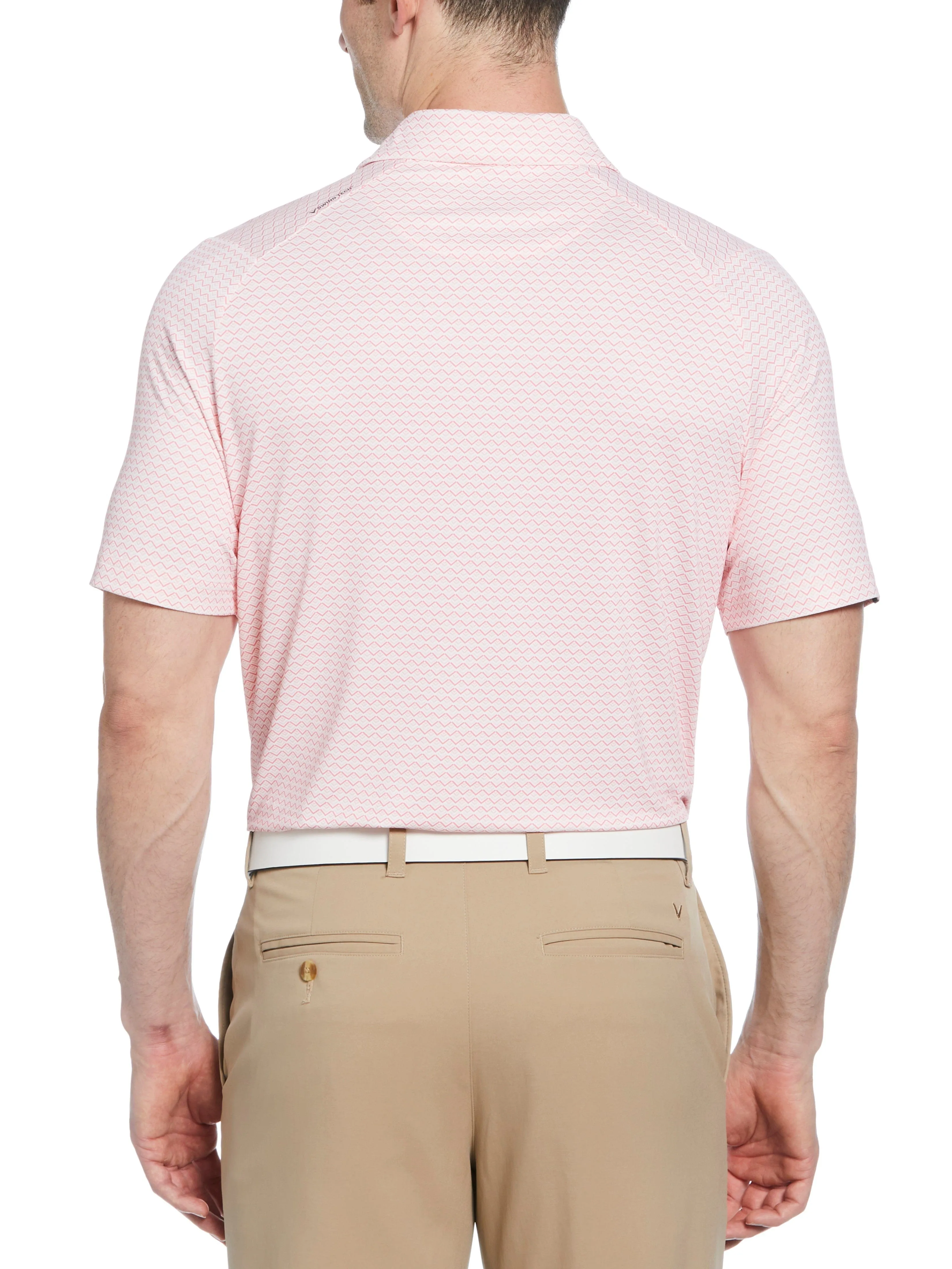 Mens Chevron Printed Polo Callaway Apparel