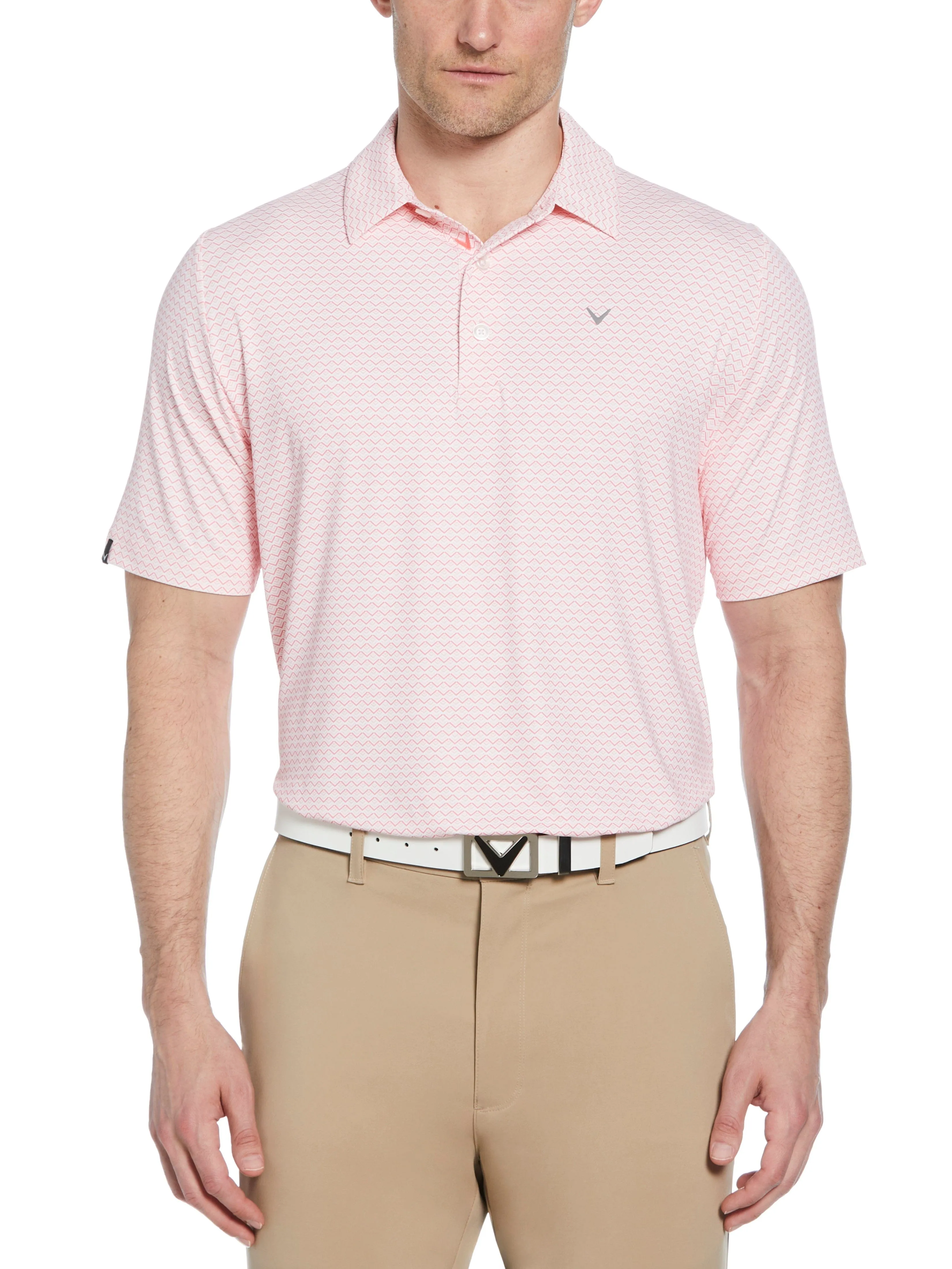 Mens Chevron Printed Polo Callaway Apparel