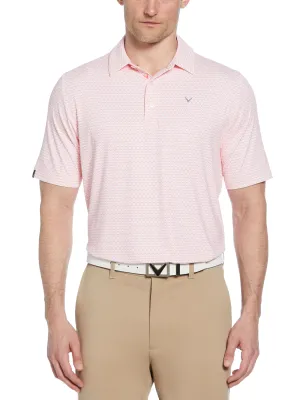 Mens Chevron Printed Polo Callaway Apparel