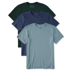 Mens Solid 3-Pack Crusher Tee  Multi 6 LIFE IS GOOD