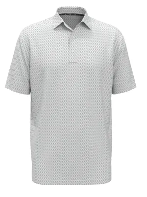 Mens Textured Chevron Geo Polo Callaway Apparel