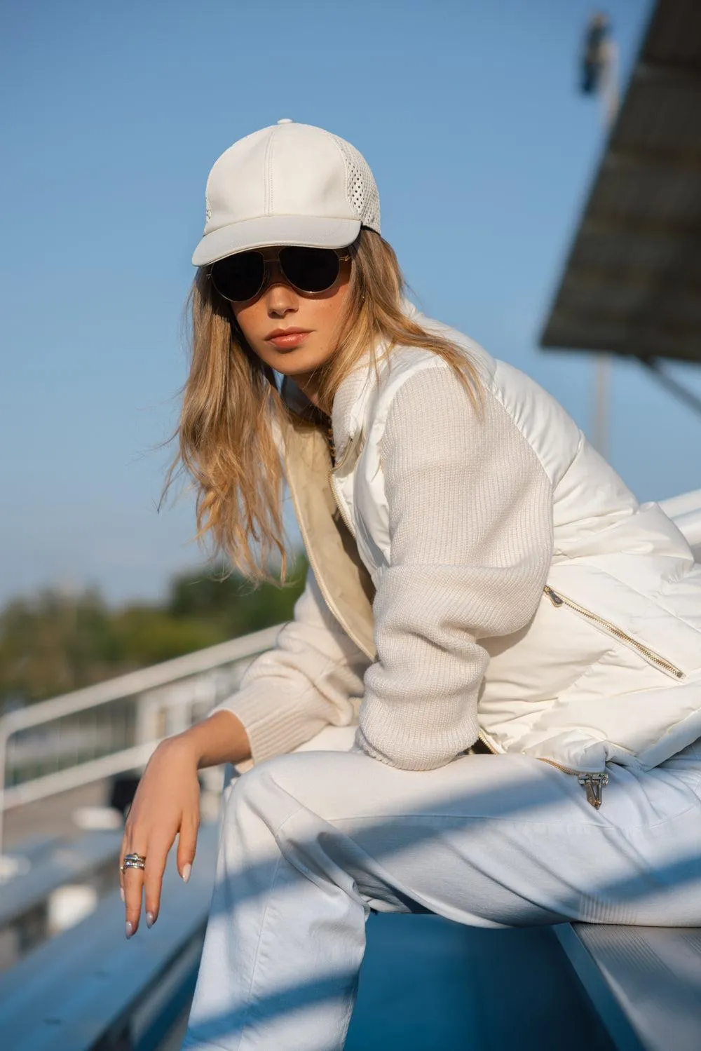 Minimalist Full Rim Aviator - Gold Grey