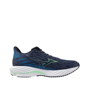 Mizuno Men's Wave Rider 28 Running Shoes in Vintage Indigo/Neo Mint/Frontier Blue SS25