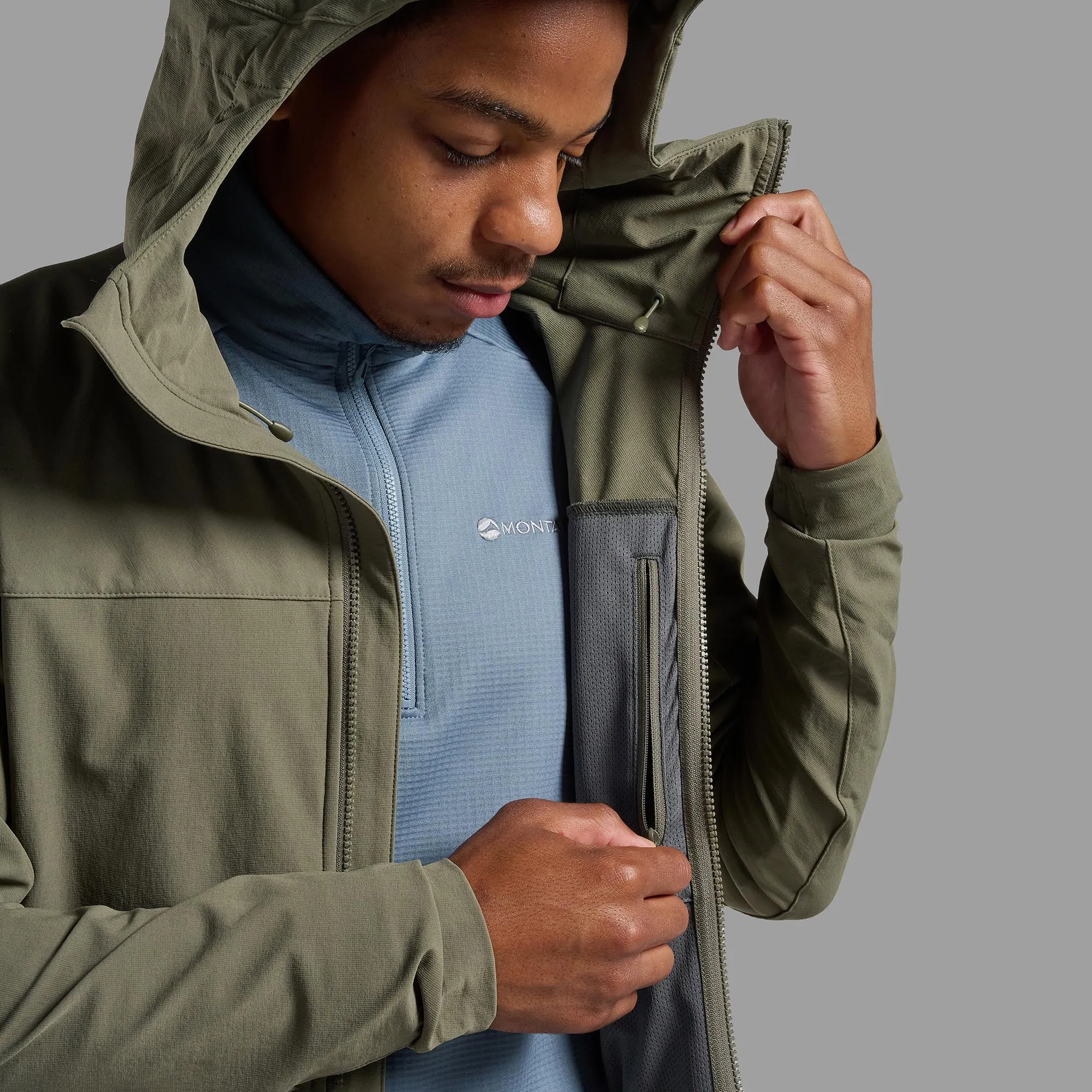 Montane Men's Tenacity Hooded Softshell Jacket Montane