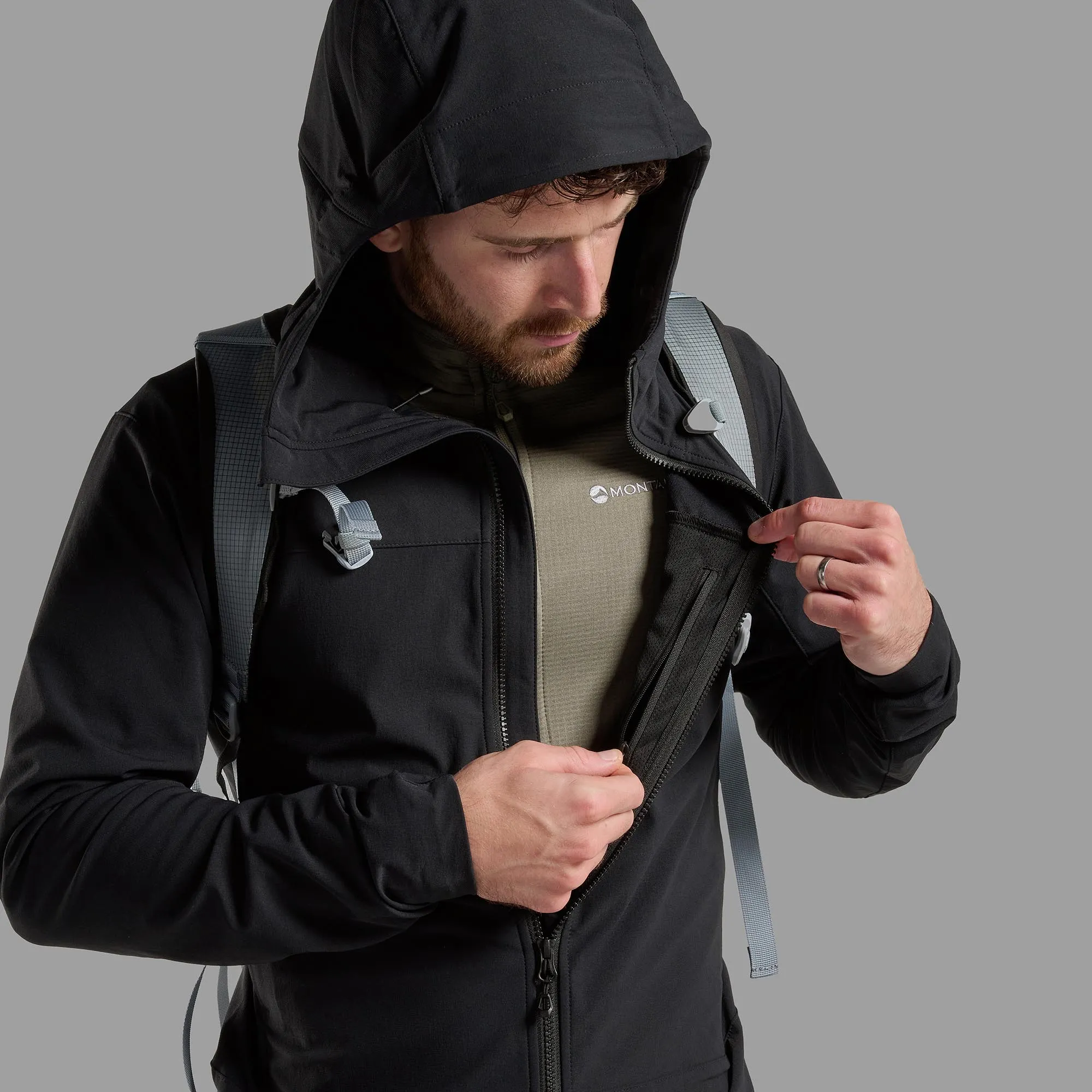 Montane Men's Tenacity Hooded Softshell Jacket Montane