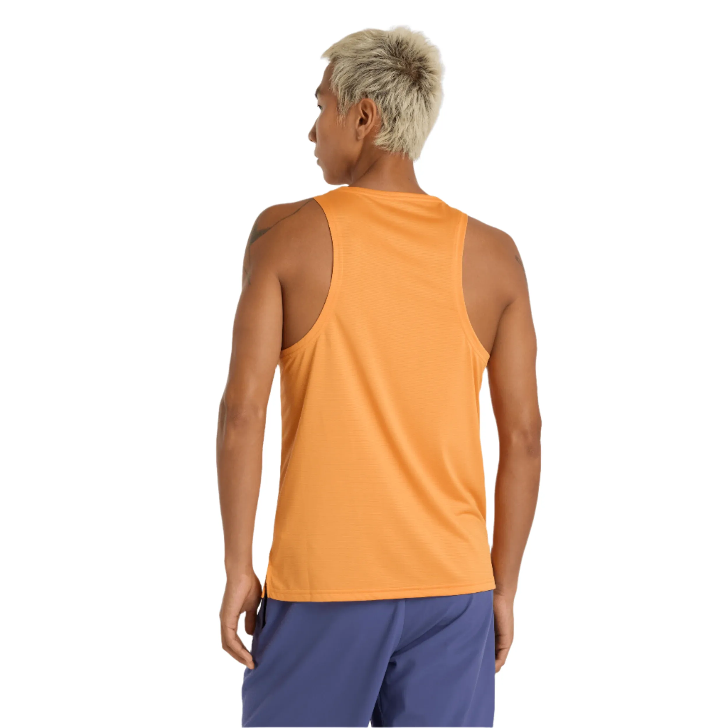 New Balance Men's Sport Essentials Singlet in Orange SS25