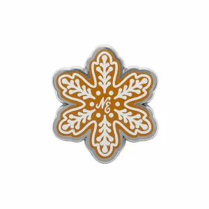 New Era Festive Cookie White Pin Badge NEW ERA