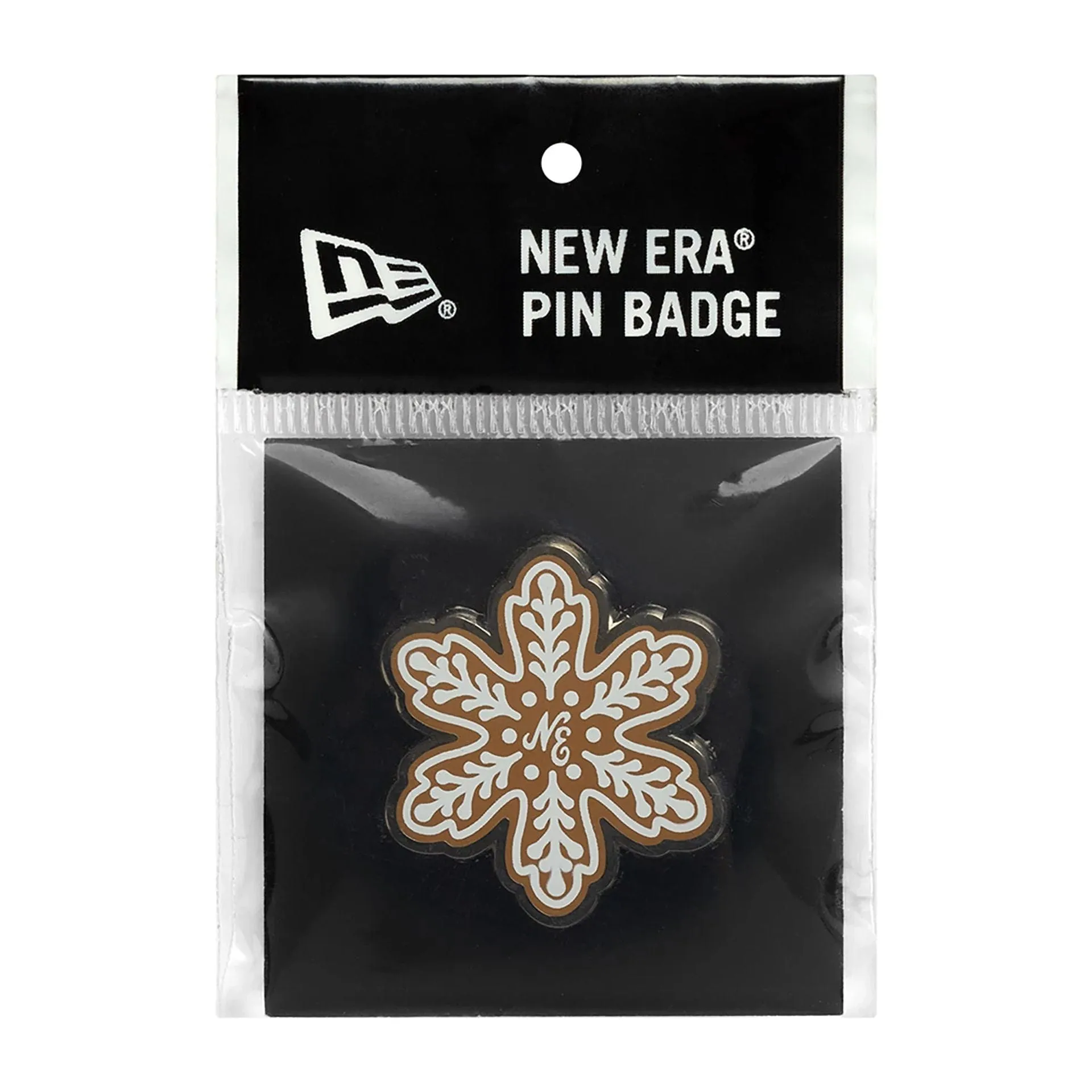 New Era Festive Cookie White Pin Badge NEW ERA