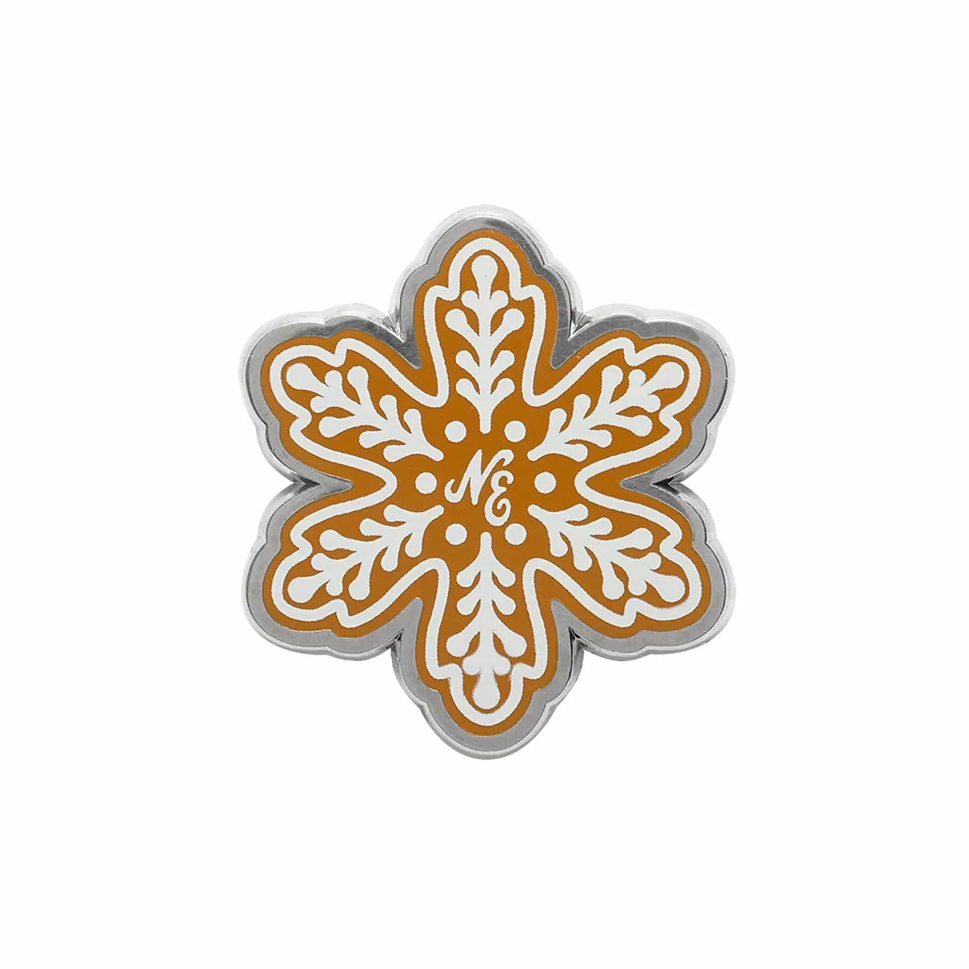 New Era Festive Cookie White Pin Badge NEW ERA