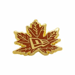 New Era Leaf Logo Gold Pin Badge NEW ERA