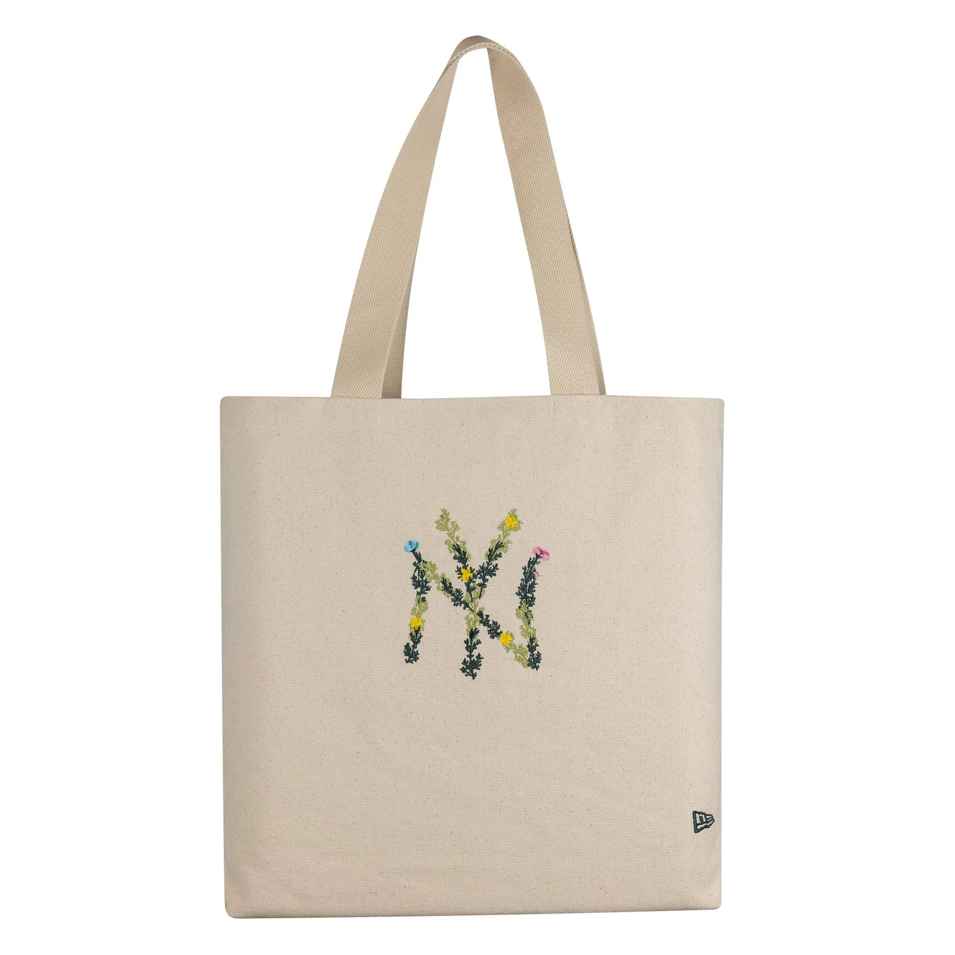 New York Yankees MLB Floral Beige Tote Bag NEW ERA