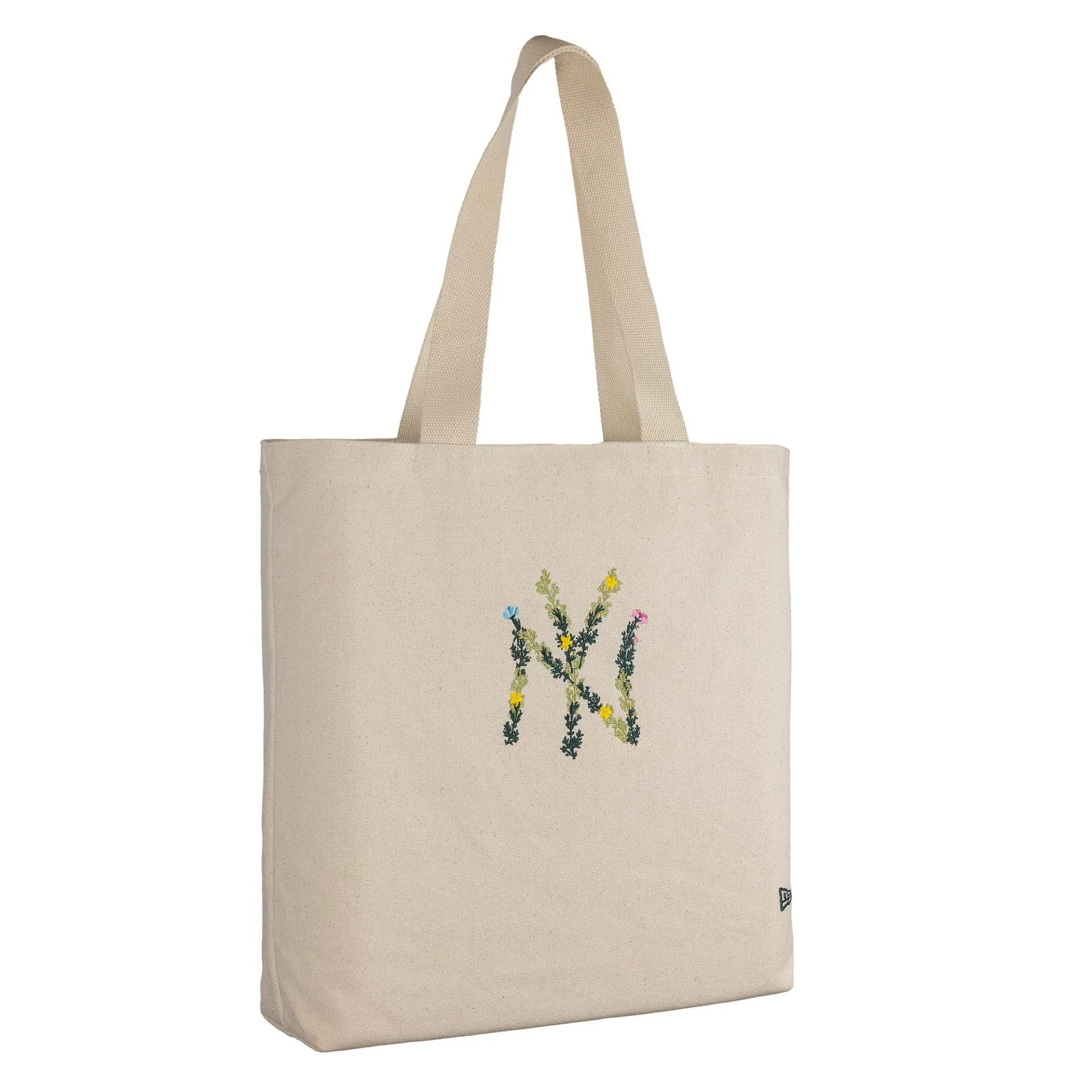 New York Yankees MLB Floral Beige Tote Bag NEW ERA