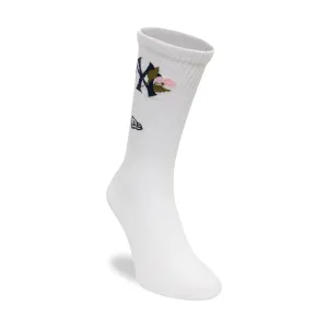 New York Yankees MLB Icon White Crew Socks NEW ERA