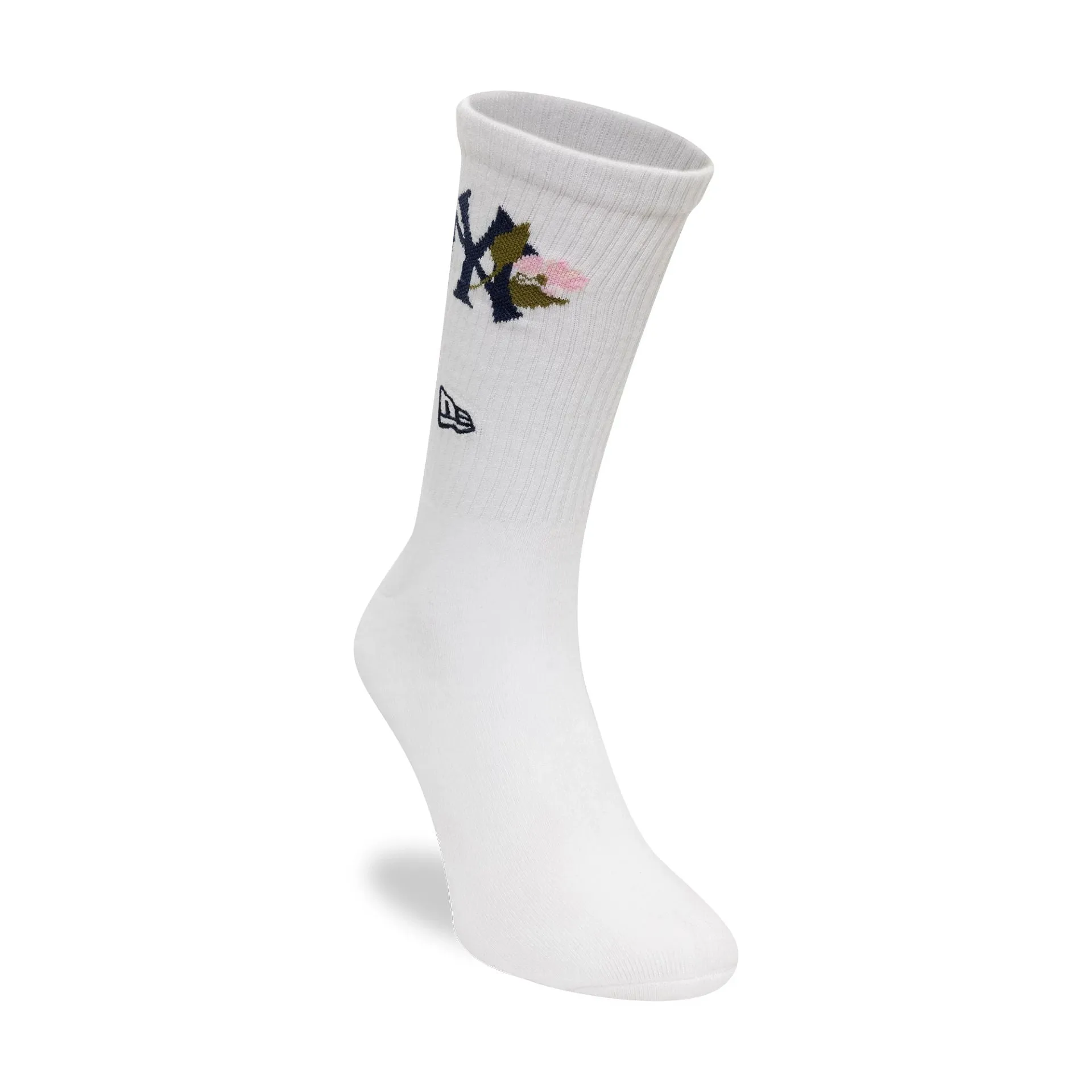 New York Yankees MLB Icon White Crew Socks NEW ERA