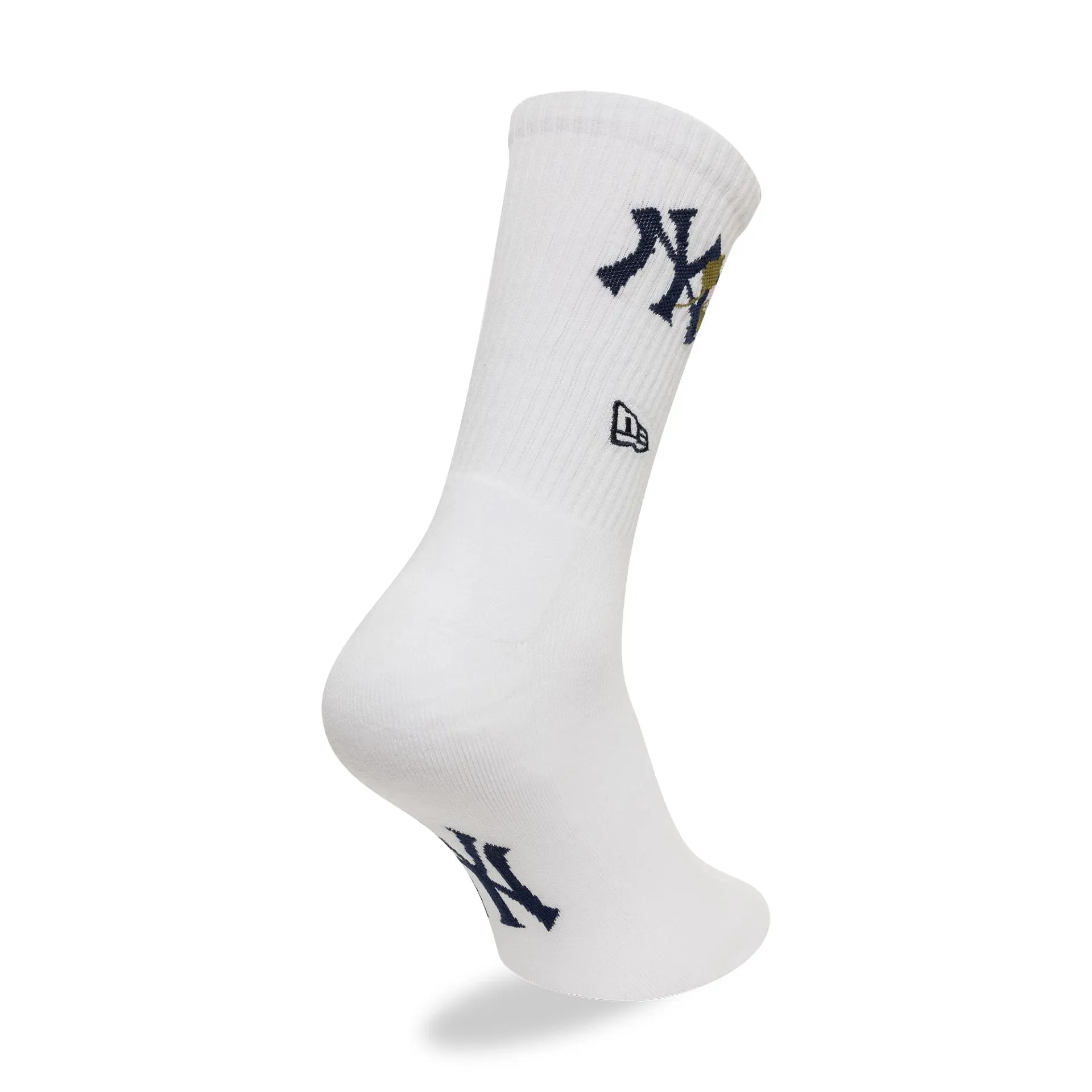 New York Yankees MLB Icon White Crew Socks NEW ERA