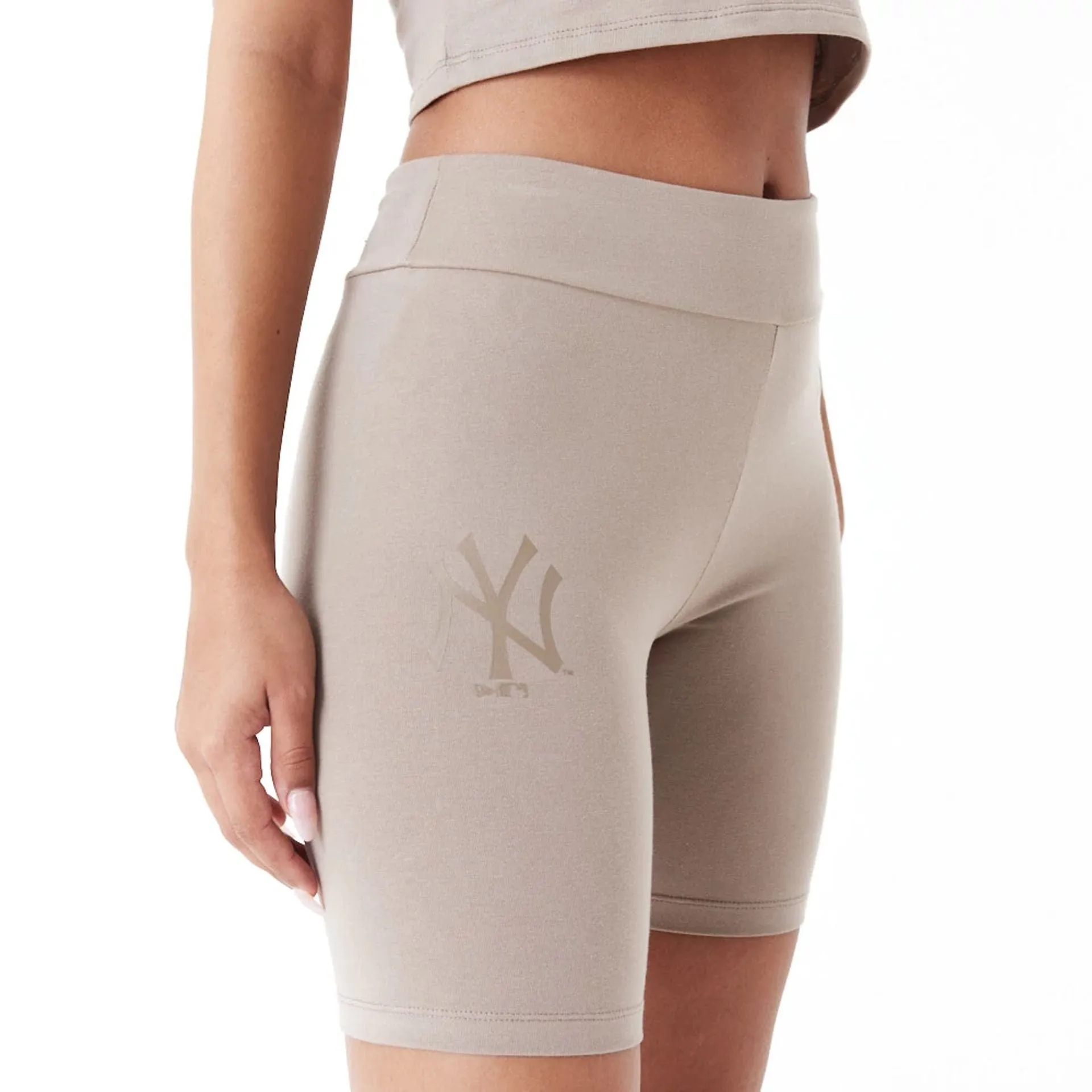New York Yankees MLB Lifestyle Brown Womens Cycling Shorts NEW ERA