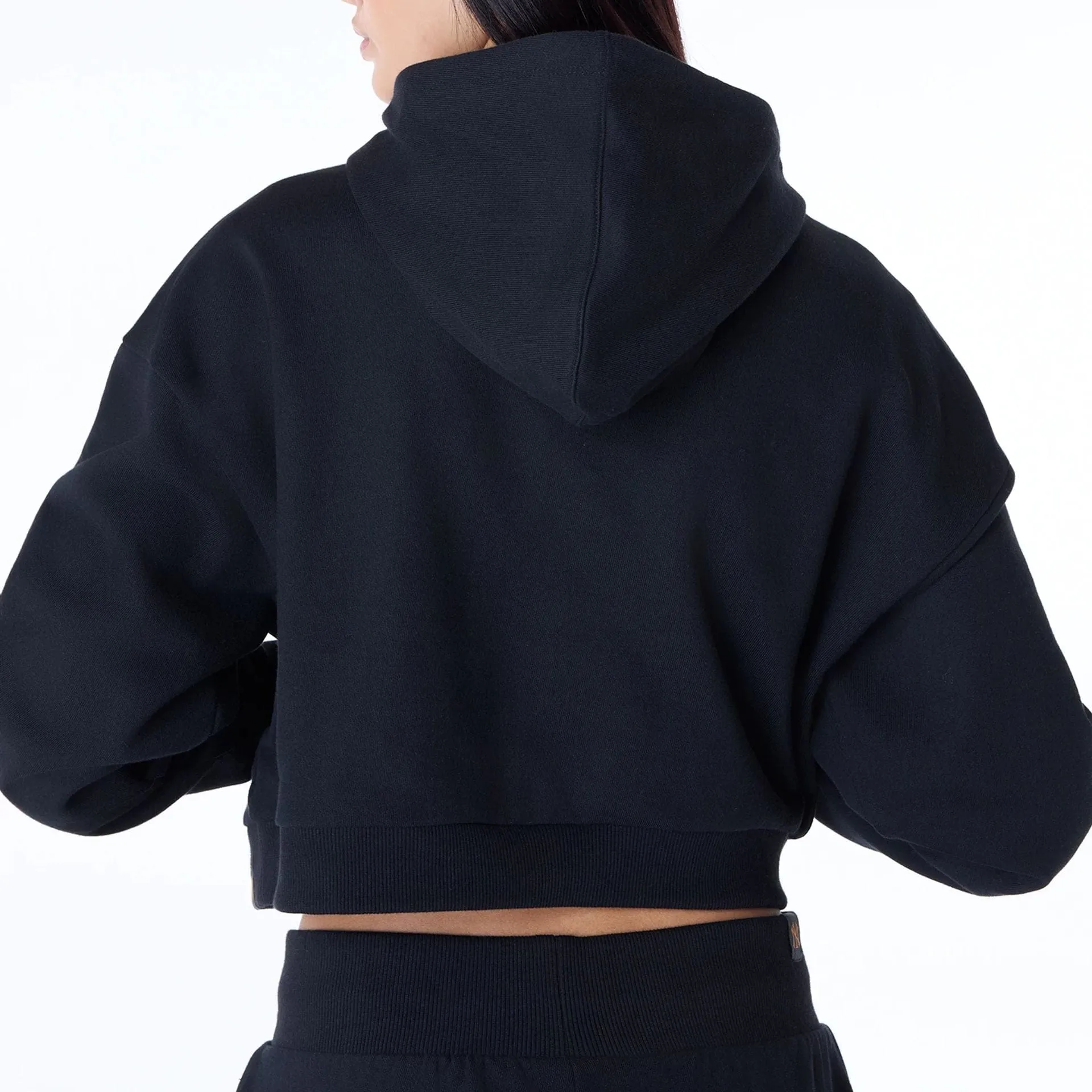 New York Yankees Womens MLB Graphic Black Pullover Hoodie NEW ERA