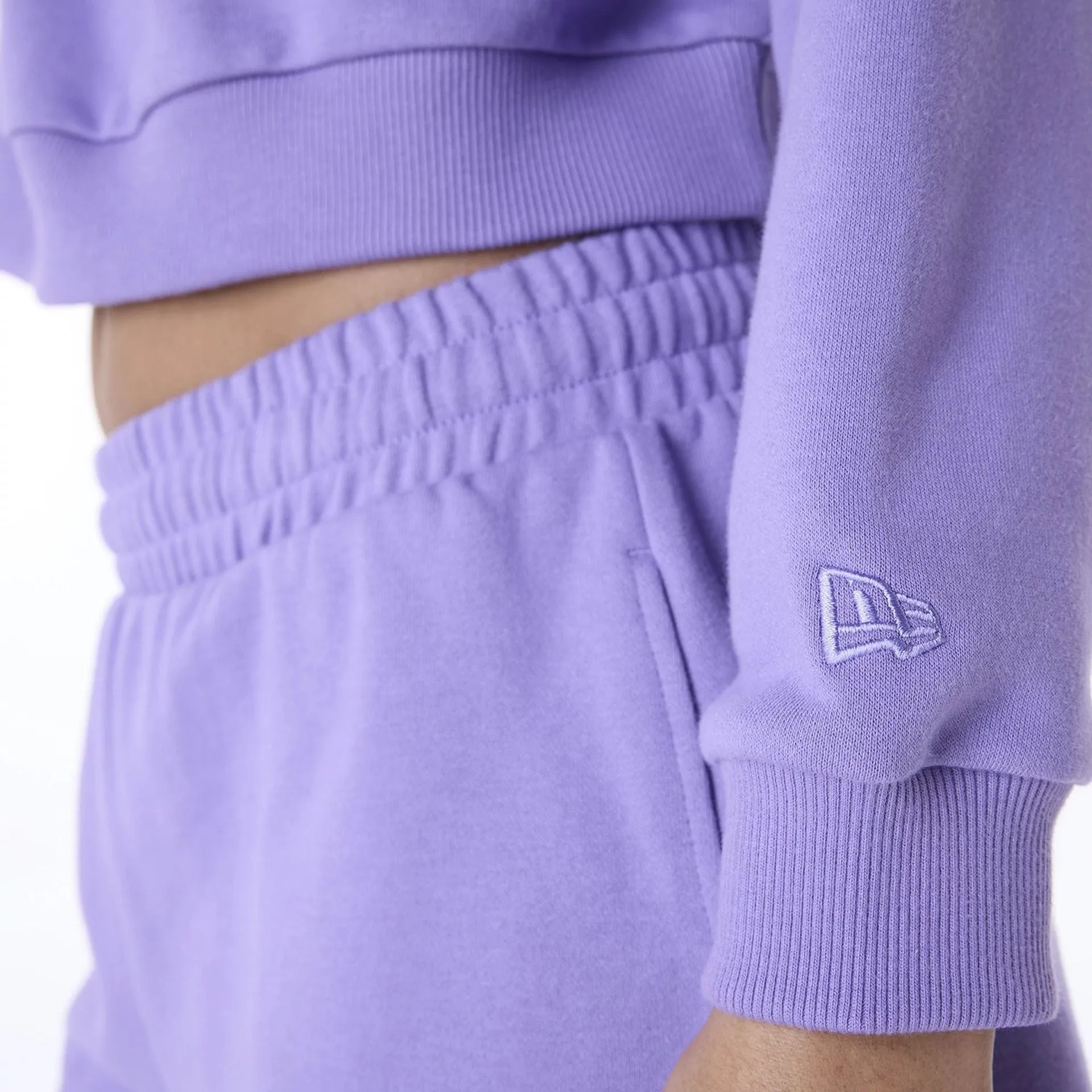 New York Yankees Womens MLB League Essential Purple Crew Neck Sweater NEW ERA