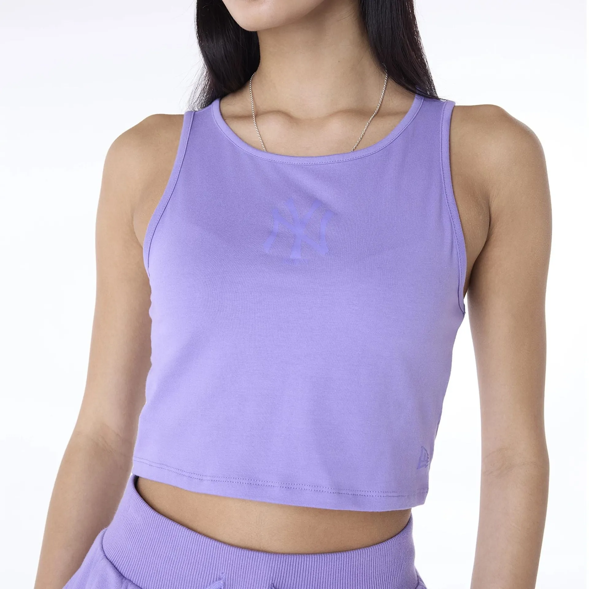 New York Yankees Womens MLB League Essential Purple Vest NEW ERA