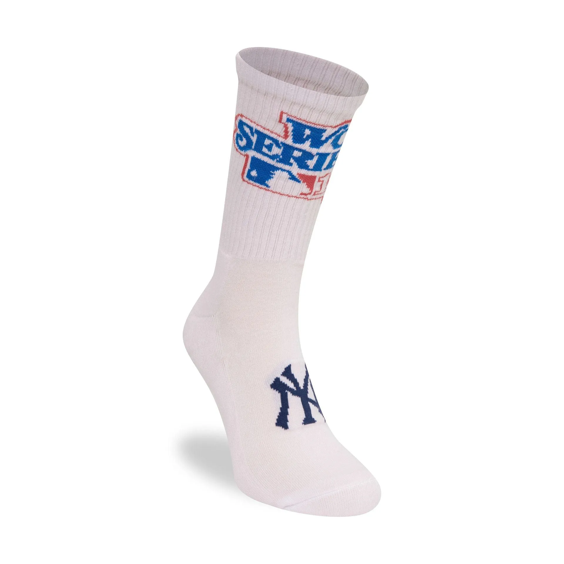 New York Yankees World Series White Crew Socks NEW ERA