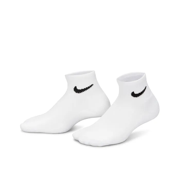NIKE KID'S CUSHIONS ANKLE 3 PACKS WHITE SOCKS