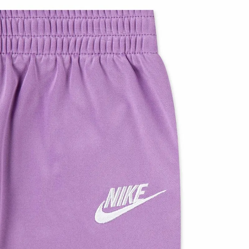 NIKE KID'S LOGO DRI-FIT TAPING FUCHSIA FULL ZIP TRACKSUIT SET