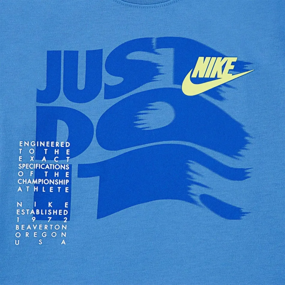 NIKE KID'S ON THE MOVE LONG SLEEVES BLUE SWEATSHIRT