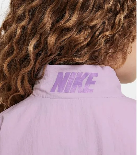 NIKE KID'S SWOOSH FUCHSIA WINDBREAKER JACKET