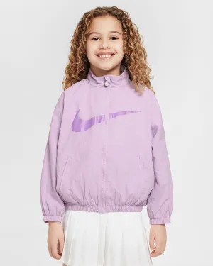 NIKE KID'S SWOOSH FUCHSIA WINDBREAKER JACKET