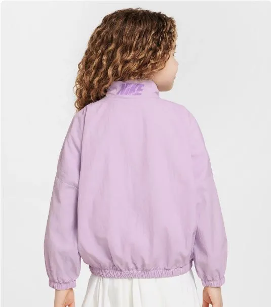 NIKE KID'S SWOOSH FUCHSIA WINDBREAKER JACKET