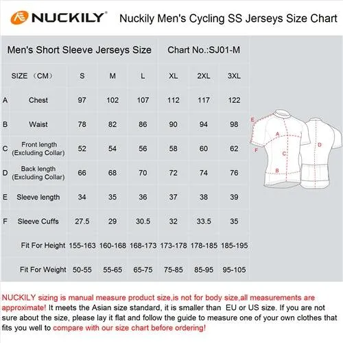 Nuckily MA004 Mens Cycling Jersey